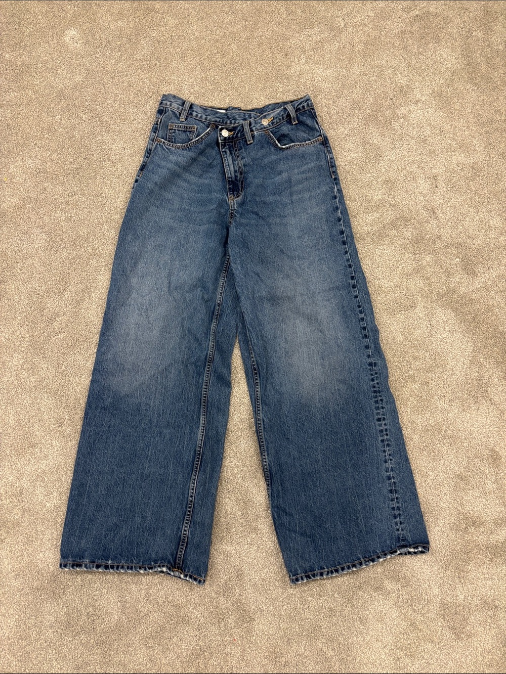 Zara cross waist Wide Leg Women’s Jeans